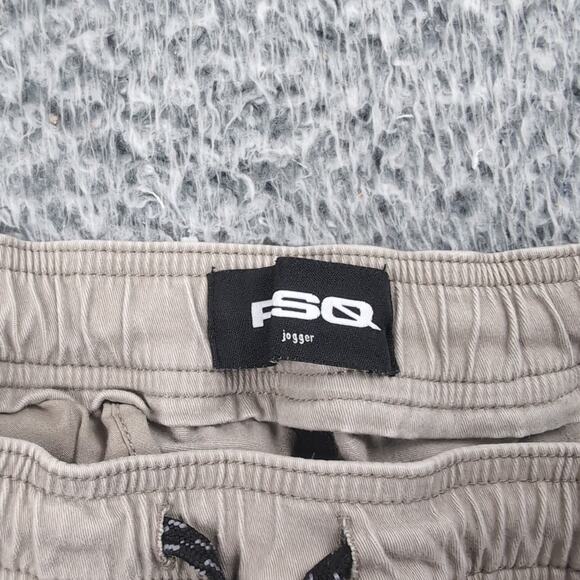 RSQ Pants Men Large Beige Pull On Jogger Skinny Slim Casual Skate Surf Normcore - Picture 4 of 10